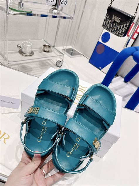 DiorAct Sandal Cornflower Blue Lambskin 